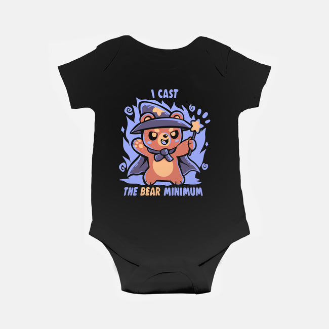 I Cast The BEAR Minimum-Baby-Basic-Onesie-TechraNova