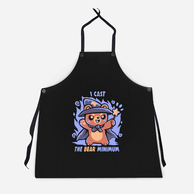 I Cast The BEAR Minimum-Unisex-Kitchen-Apron-TechraNova