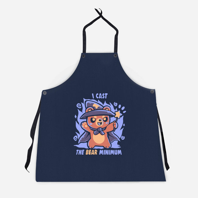 I Cast The BEAR Minimum-Unisex-Kitchen-Apron-TechraNova