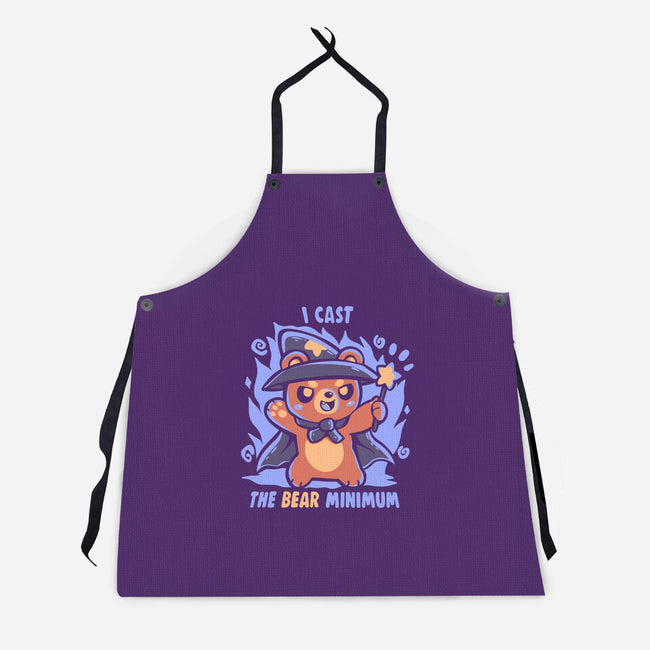 I Cast The BEAR Minimum-Unisex-Kitchen-Apron-TechraNova