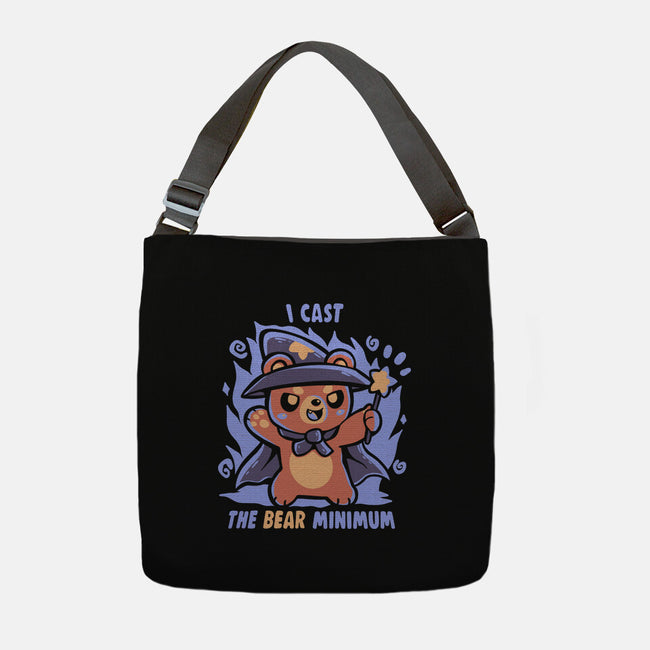I Cast The BEAR Minimum-None-Adjustable Tote-Bag-TechraNova