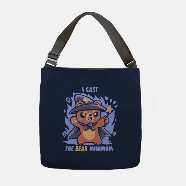 I Cast The BEAR Minimum-None-Adjustable Tote-Bag-TechraNova