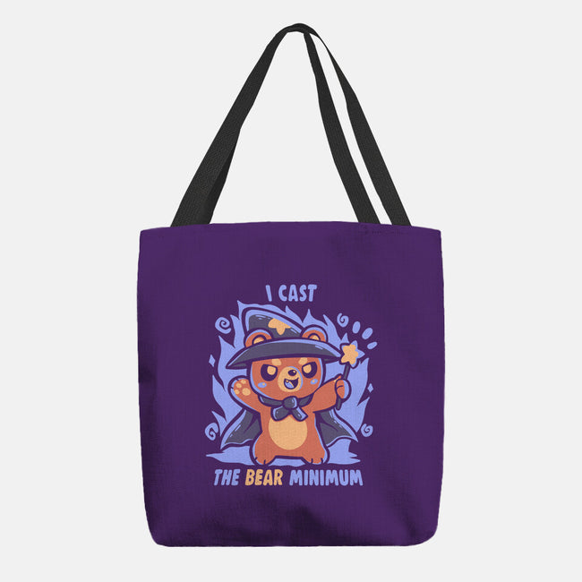 I Cast The BEAR Minimum-None-Basic Tote-Bag-TechraNova