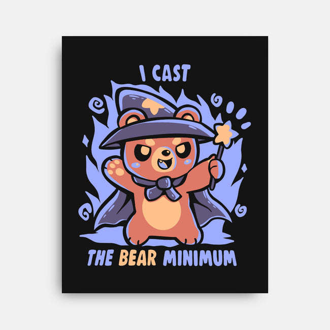 I Cast The BEAR Minimum-None-Stretched-Canvas-TechraNova