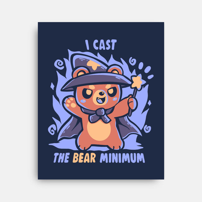I Cast The BEAR Minimum-None-Stretched-Canvas-TechraNova