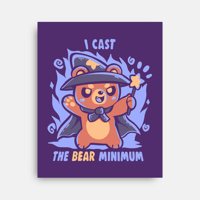 I Cast The BEAR Minimum-None-Stretched-Canvas-TechraNova