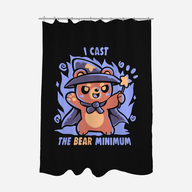 I Cast The BEAR Minimum-None-Polyester-Shower Curtain-TechraNova