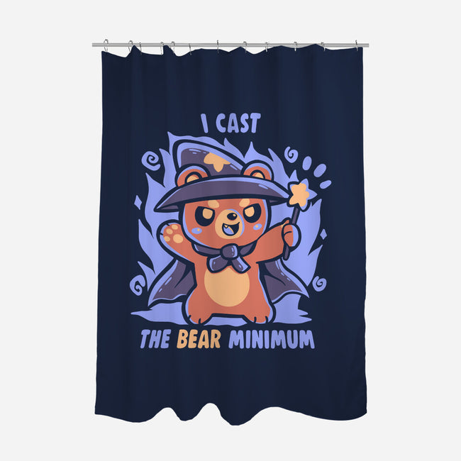I Cast The BEAR Minimum-None-Polyester-Shower Curtain-TechraNova