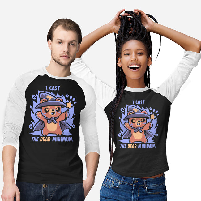 I Cast The BEAR Minimum-Unisex-Baseball-Tee-TechraNova
