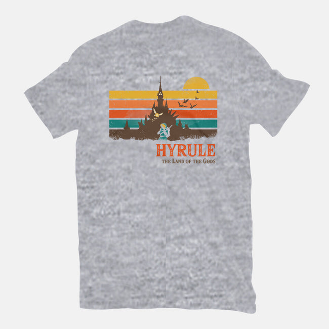The Land Of Gods-Womens-Fitted-Tee-dandingeroz