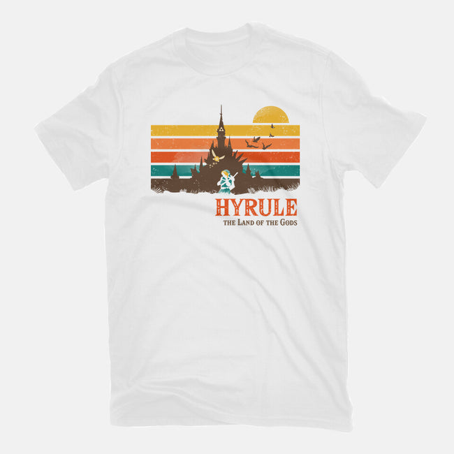 The Land Of Gods-Womens-Fitted-Tee-dandingeroz