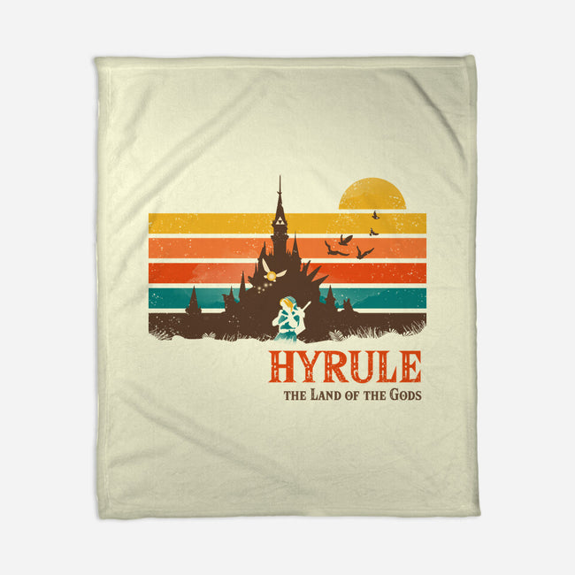 The Land Of Gods-None-Fleece-Blanket-dandingeroz