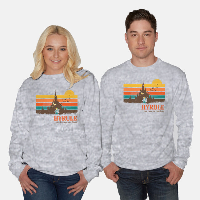 The Land Of Gods-Unisex-Crew Neck-Sweatshirt-dandingeroz