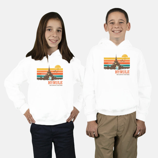 The Land Of Gods-Youth-Pullover-Sweatshirt-dandingeroz