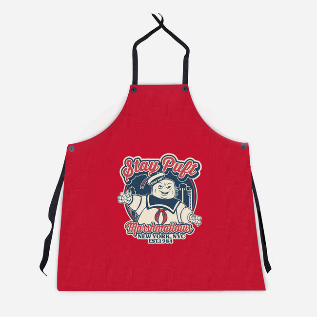 Stay Puft Marshmallows-Unisex-Kitchen-Apron-SuperEdu
