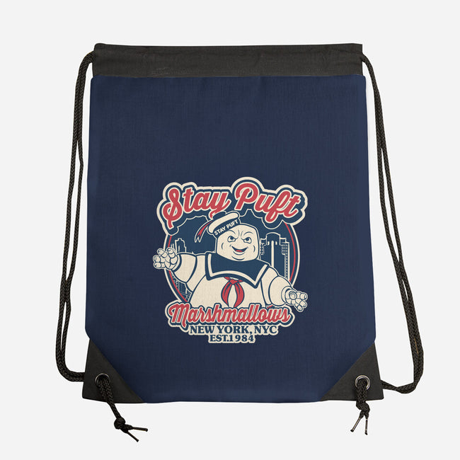 Stay Puft Marshmallows-None-Drawstring-Bag-SuperEdu