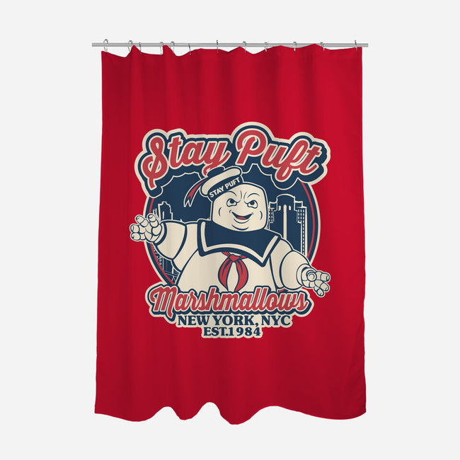 Stay Puft Marshmallows-None-Polyester-Shower Curtain-SuperEdu