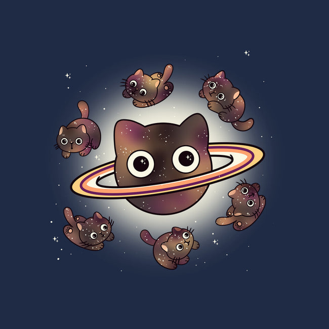 Space Galaxy Cats-Womens-Basic-Tee-Freecheese