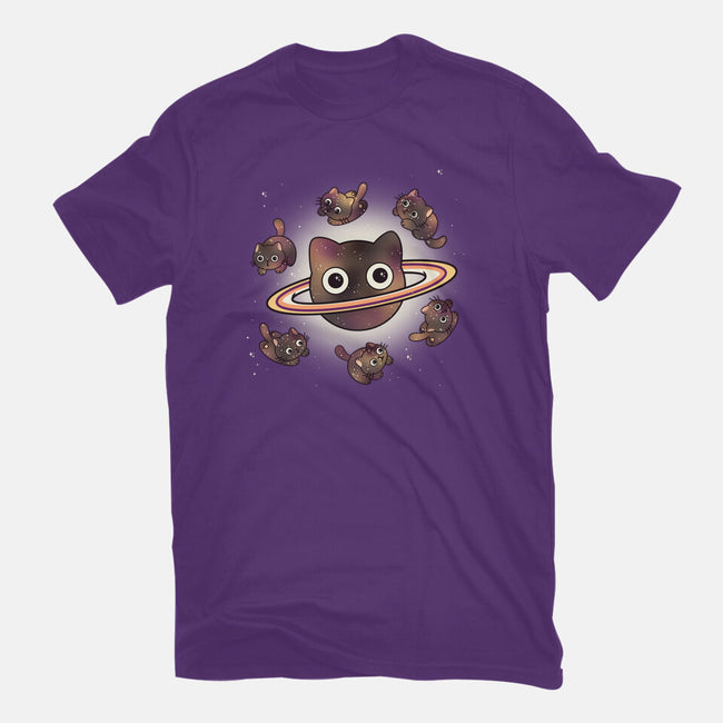 Space Galaxy Cats-Mens-Premium-Tee-Freecheese