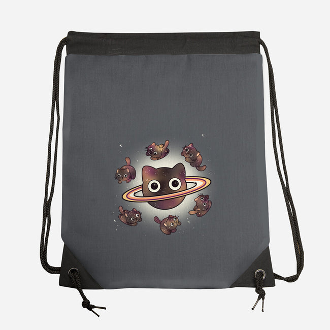 Space Galaxy Cats-None-Drawstring-Bag-Freecheese