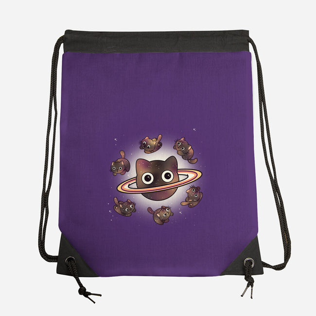 Space Galaxy Cats-None-Drawstring-Bag-Freecheese