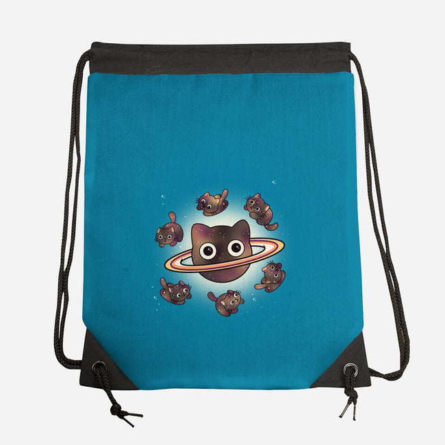 Space Galaxy Cats-None-Drawstring-Bag-Freecheese
