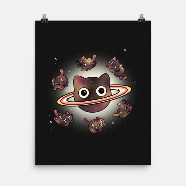 Space Galaxy Cats-None-Matte-Poster-Freecheese