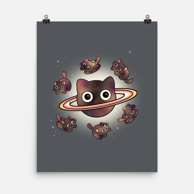 Space Galaxy Cats-None-Matte-Poster-Freecheese