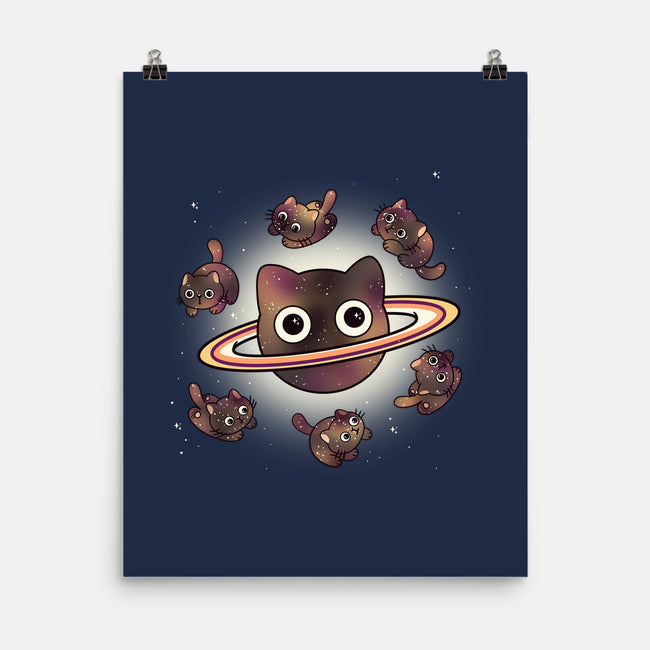 Space Galaxy Cats-None-Matte-Poster-Freecheese