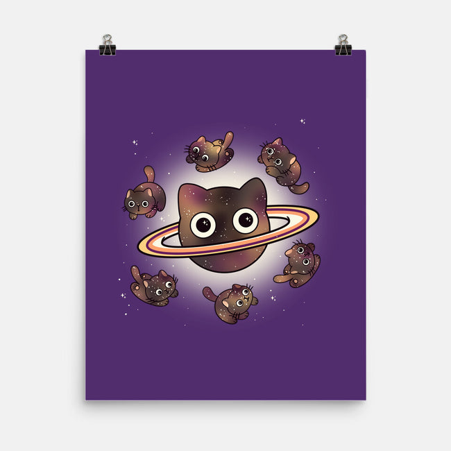 Space Galaxy Cats-None-Matte-Poster-Freecheese