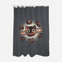 Space Galaxy Cats-None-Polyester-Shower Curtain-Freecheese