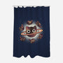 Space Galaxy Cats-None-Polyester-Shower Curtain-Freecheese