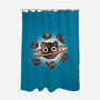 Space Galaxy Cats-None-Polyester-Shower Curtain-Freecheese