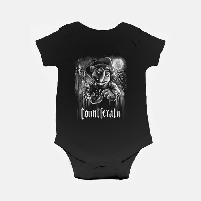 Count Feratu-Baby-Basic-Onesie-zascanauta