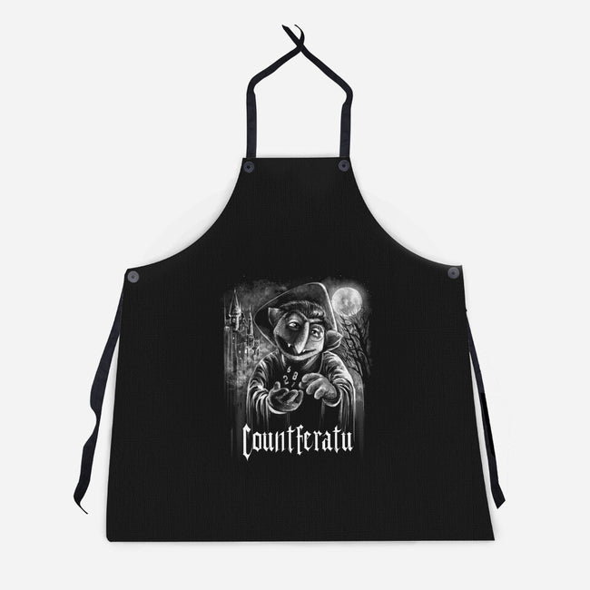 Count Feratu-Unisex-Kitchen-Apron-zascanauta