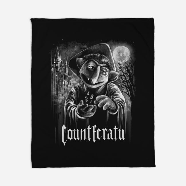 Count Feratu-None-Fleece-Blanket-zascanauta