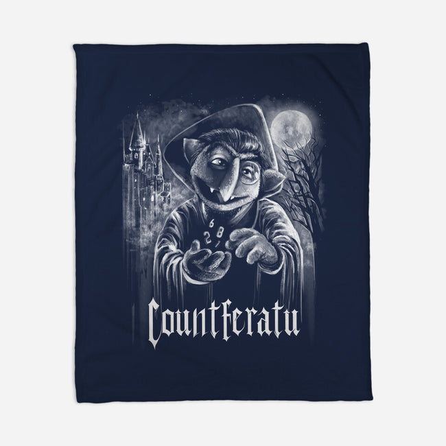 Count Feratu-None-Fleece-Blanket-zascanauta
