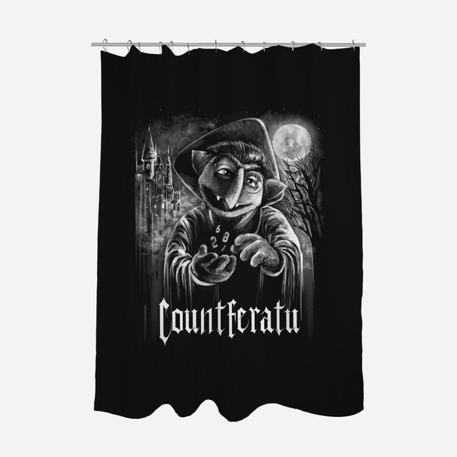 Count Feratu-None-Polyester-Shower Curtain-zascanauta