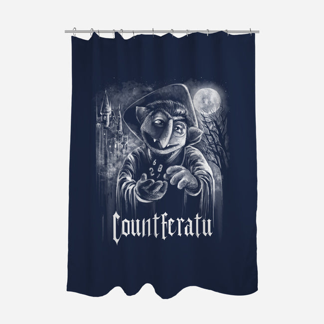 Count Feratu-None-Polyester-Shower Curtain-zascanauta