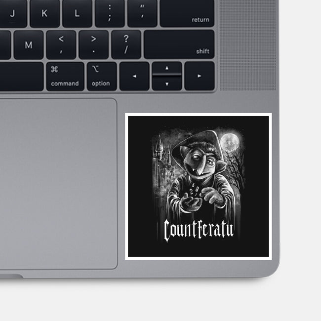 Count Feratu-None-Glossy-Sticker-zascanauta