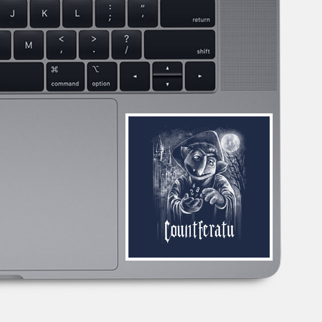 Count Feratu-None-Glossy-Sticker-zascanauta