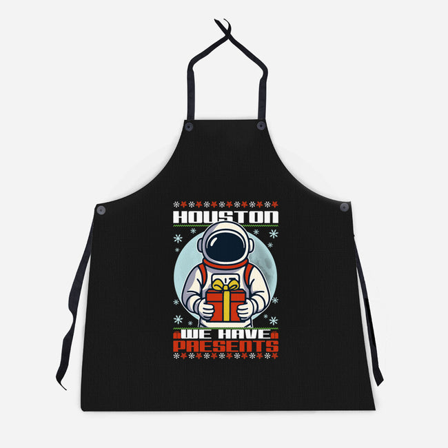 Houston We Have Presents-Unisex-Kitchen-Apron-fanfabio