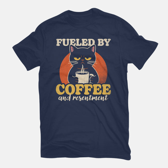 Fueled By Coffee And Resentment-Mens-Basic-Tee-Popnotic