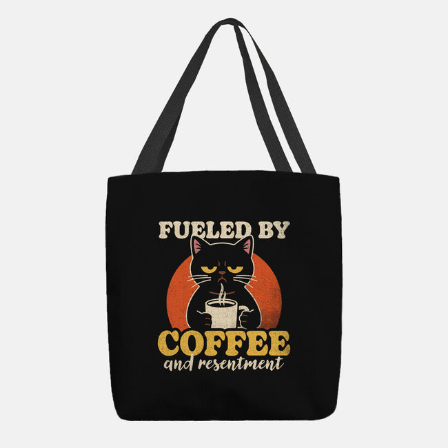 Fueled By Coffee And Resentment-None-Basic Tote-Bag-Popnotic