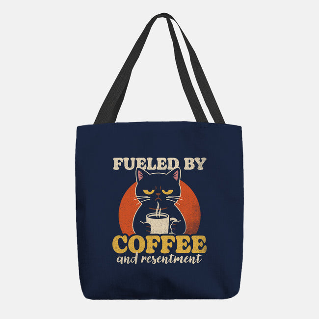 Fueled By Coffee And Resentment-None-Basic Tote-Bag-Popnotic