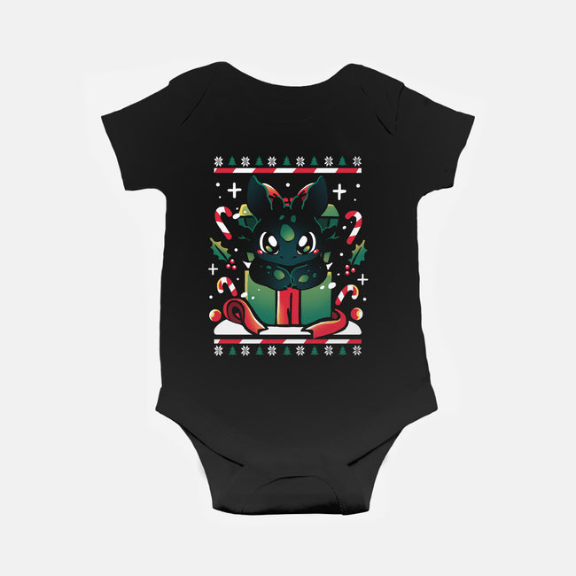 Dragon X-mas-Baby-Basic-Onesie-Vallina84