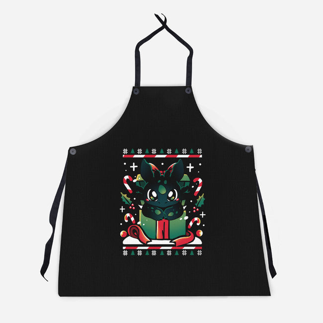 Dragon X-mas-Unisex-Kitchen-Apron-Vallina84