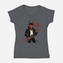 Who's Bad-Womens-V-Neck-Tee-Boggs Nicolas