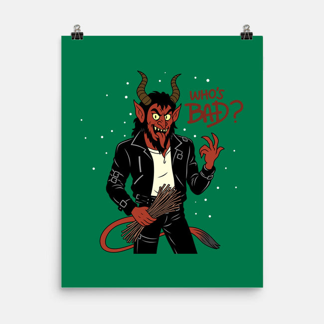 Who's Bad-None-Matte-Poster-Boggs Nicolas