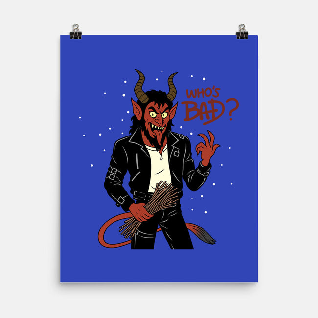 Who's Bad-None-Matte-Poster-Boggs Nicolas